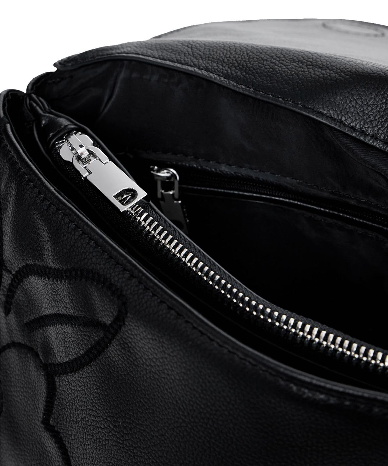 Desigual Women's Accessories - Mochila de poliuretano (tamaño pequeño), Negro, Einheitsgröße