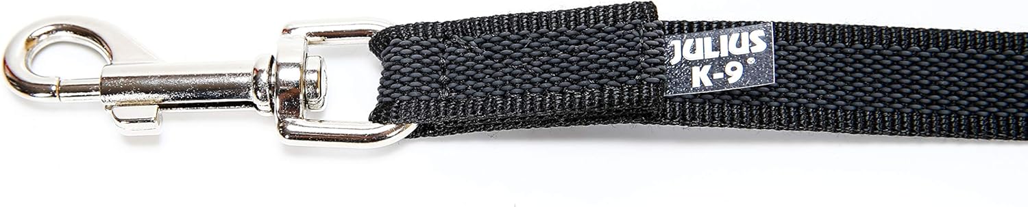 Color & Gray Super-Grip Leash without Handle, 20 mm x 2 m, Black-Gray - Image 3
