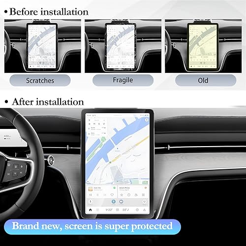 Miniatura 104 de SKTU Protector de pantalla para Honda Pilot 2018 2016-2018 Honda Pilot Passport 2016-2020 Honda Ridgeline Navigation Display Honda Pilot 2018