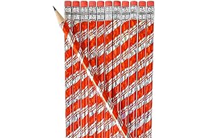 ArtCreativity Candy Cane Erasers for Kids Bulk: Pack of 24 Erasers, Metallic...