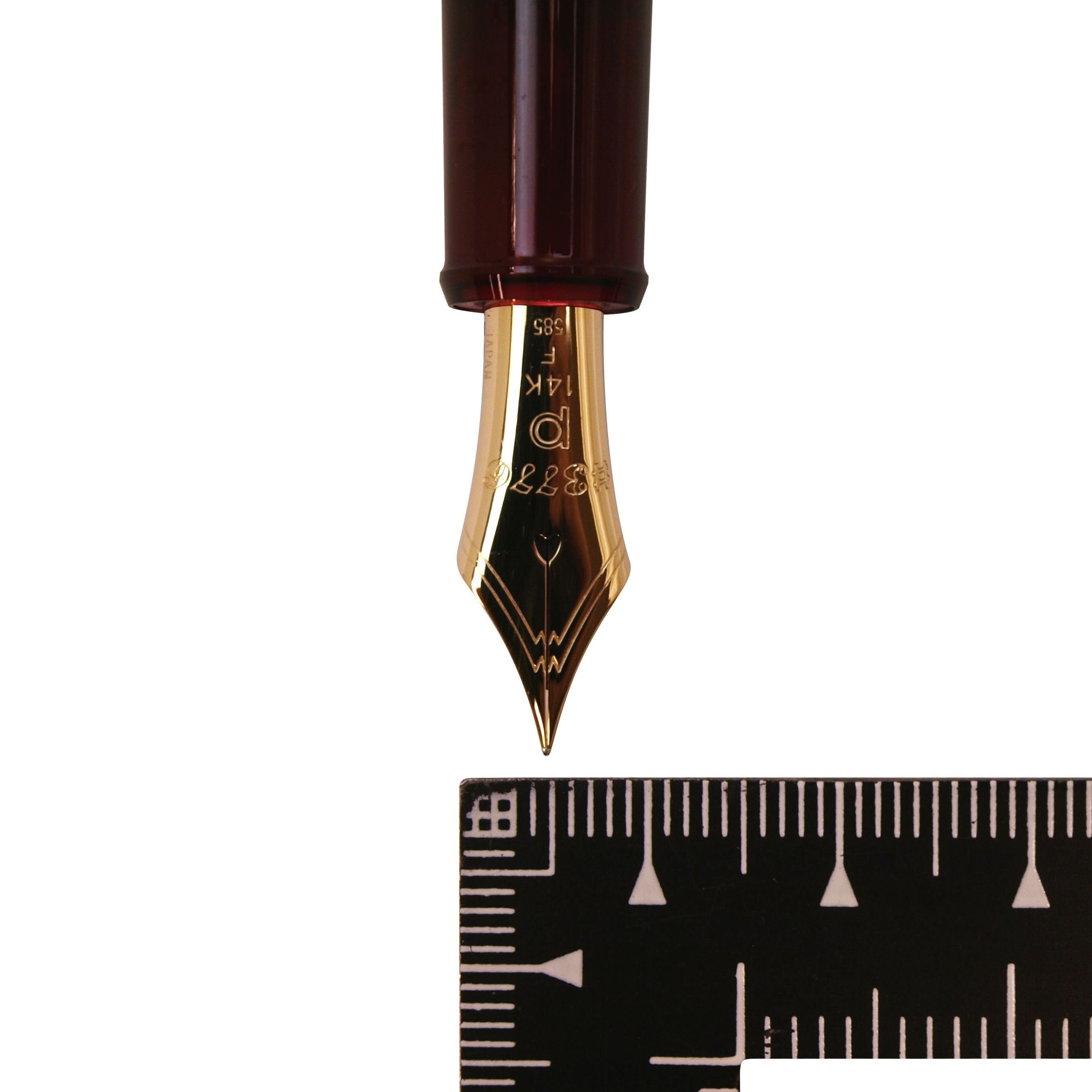 Amazon | プラチナ萬年筆 #3776 ブルゴーニュ 細字 PNB-10000#71-2