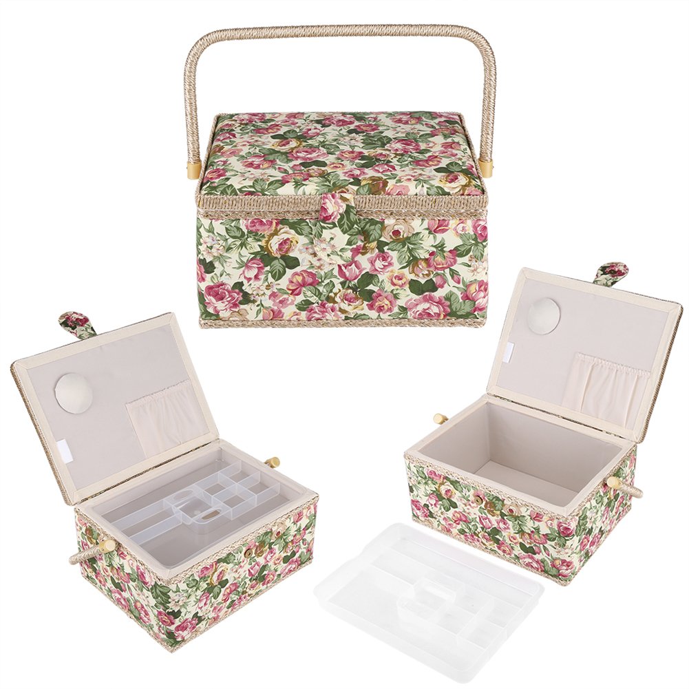 Boîte à Coudre de Qualité Supérieure, Panier de Rangement pour Accessoires de Couture
