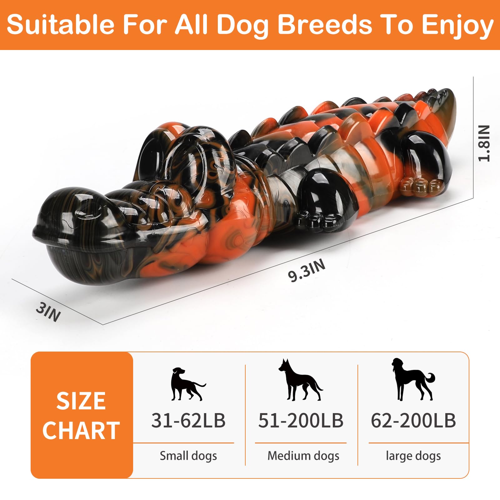 QISHOUTING Juguetes para perros para masticadores agresivos, juguetes para cachorros, juguetes para perros grandes/perros medianos, juguetes para perros pequeños, juguete masticable para perros