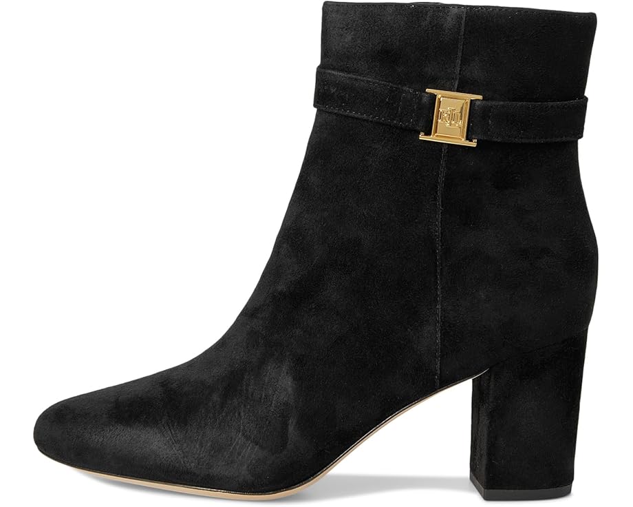 Lauren Ralph Lauren Kellie Suede Bootie Heel - Left View