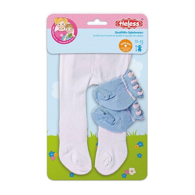 Foto 5 de 6 de Heless 475 - Pantimedias con calcetines para muñecas, surtidos, tamaño 35 - 45 cm