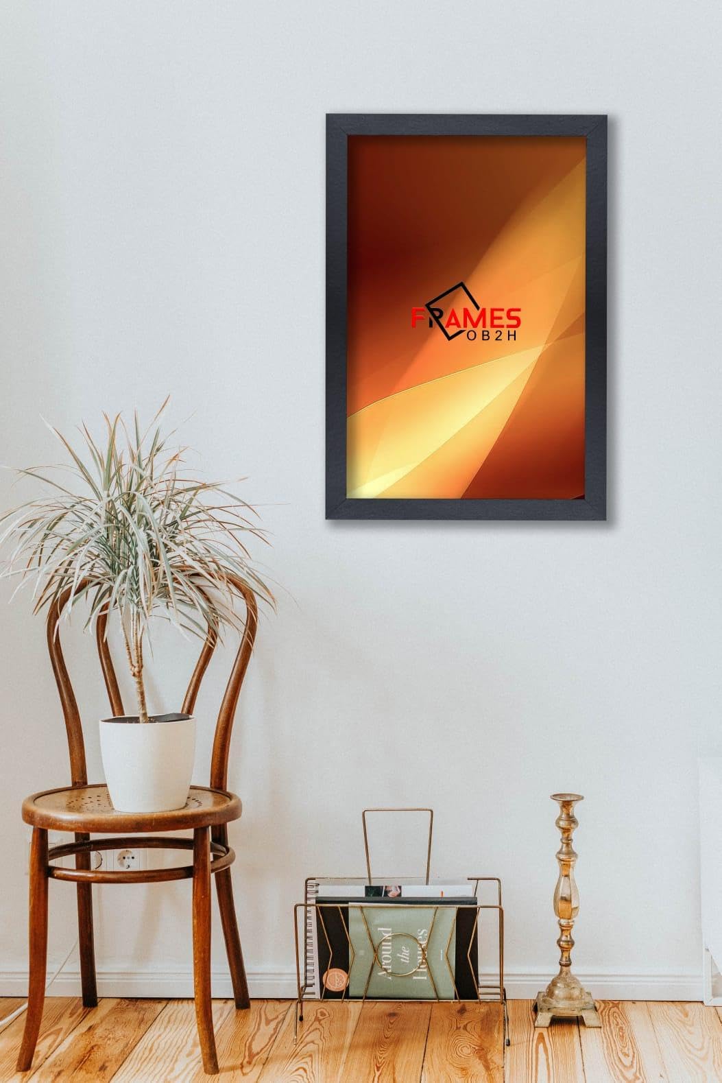 A2 THIN BLACK PICTURE POSTER PHOTO FRAME (BLACK, A2,59.4 x 42cm)