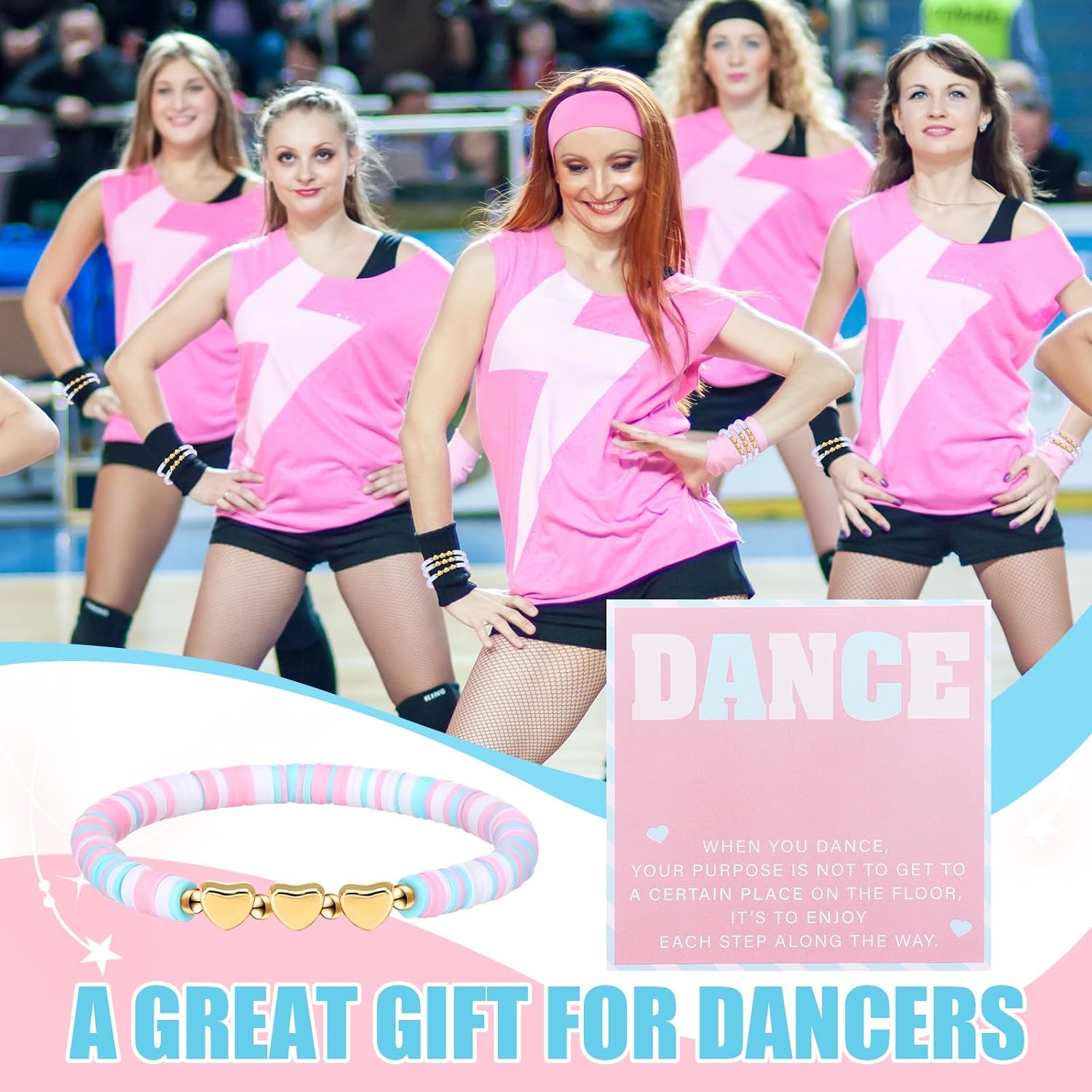 Liliaafar 24 Set Dance Bracelet Gift Bulk Dance Party Favor