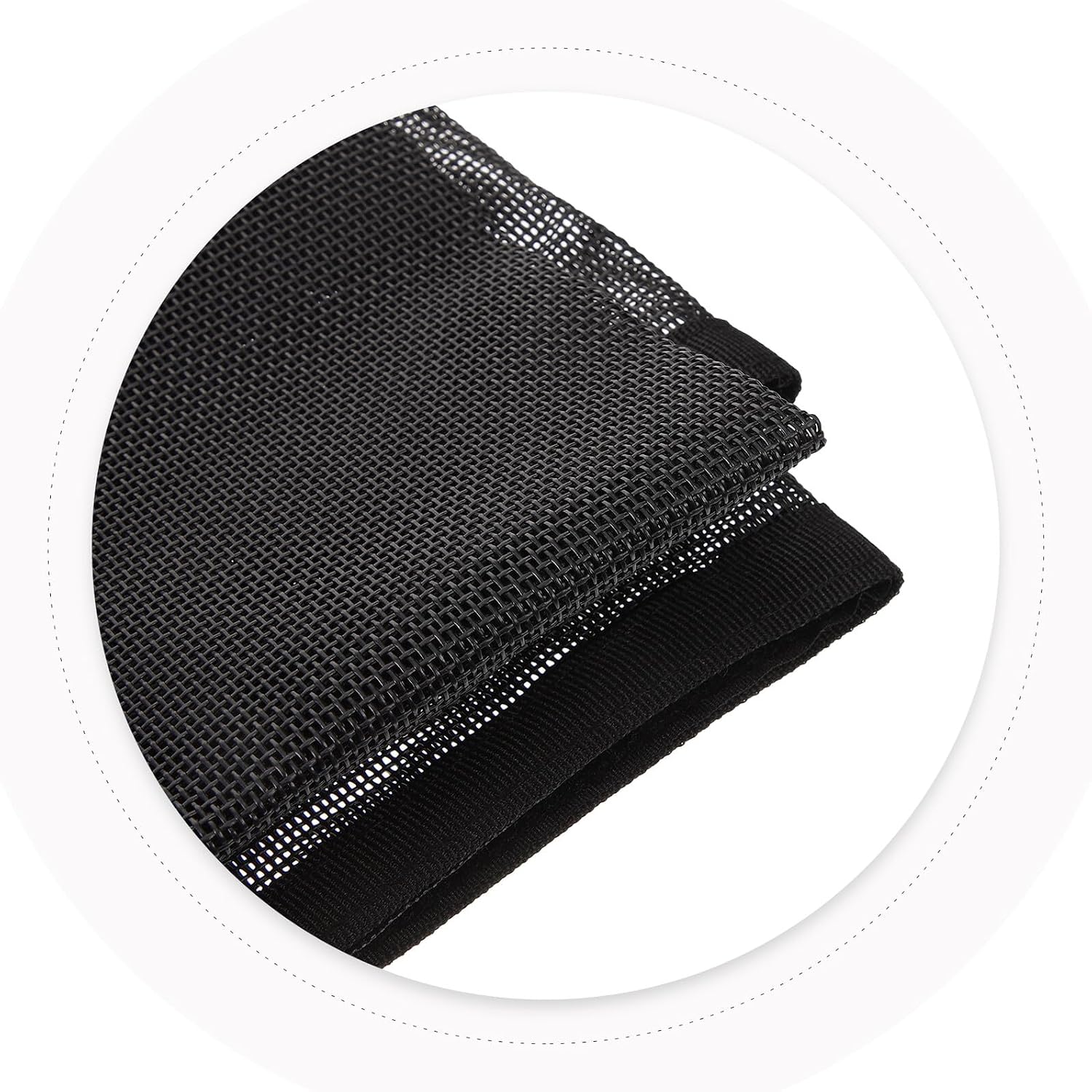 Fireplace Mesh Screen Curtain Xin Heat-Resistant PVC Panel with Black Rust-inhibiting Enamel Fine Mesh Flame Barrier for Pet Safety Breathable Fireplace Accessory