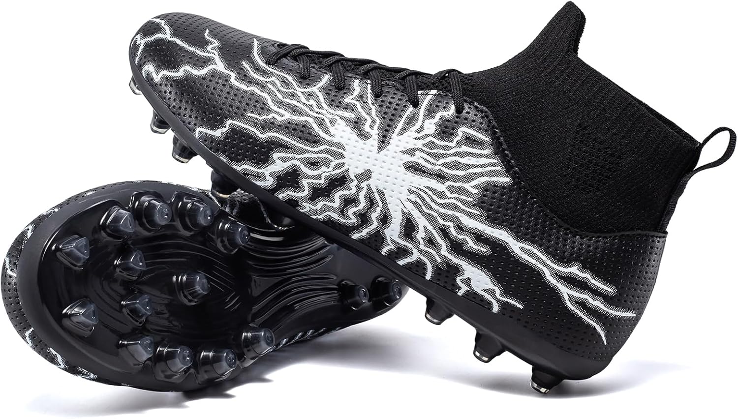 Unisex Kids Soccer Cleats Youth Training Football Shoes Outdoor Athletic Sneakers for Little/Big Kid