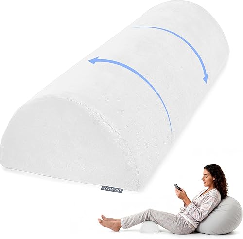 Almohada de rodilla para dormir de espalda, almohada de espuma viscoelástica para piernas, almohada debajo de la rodilla para dormir, almohada de