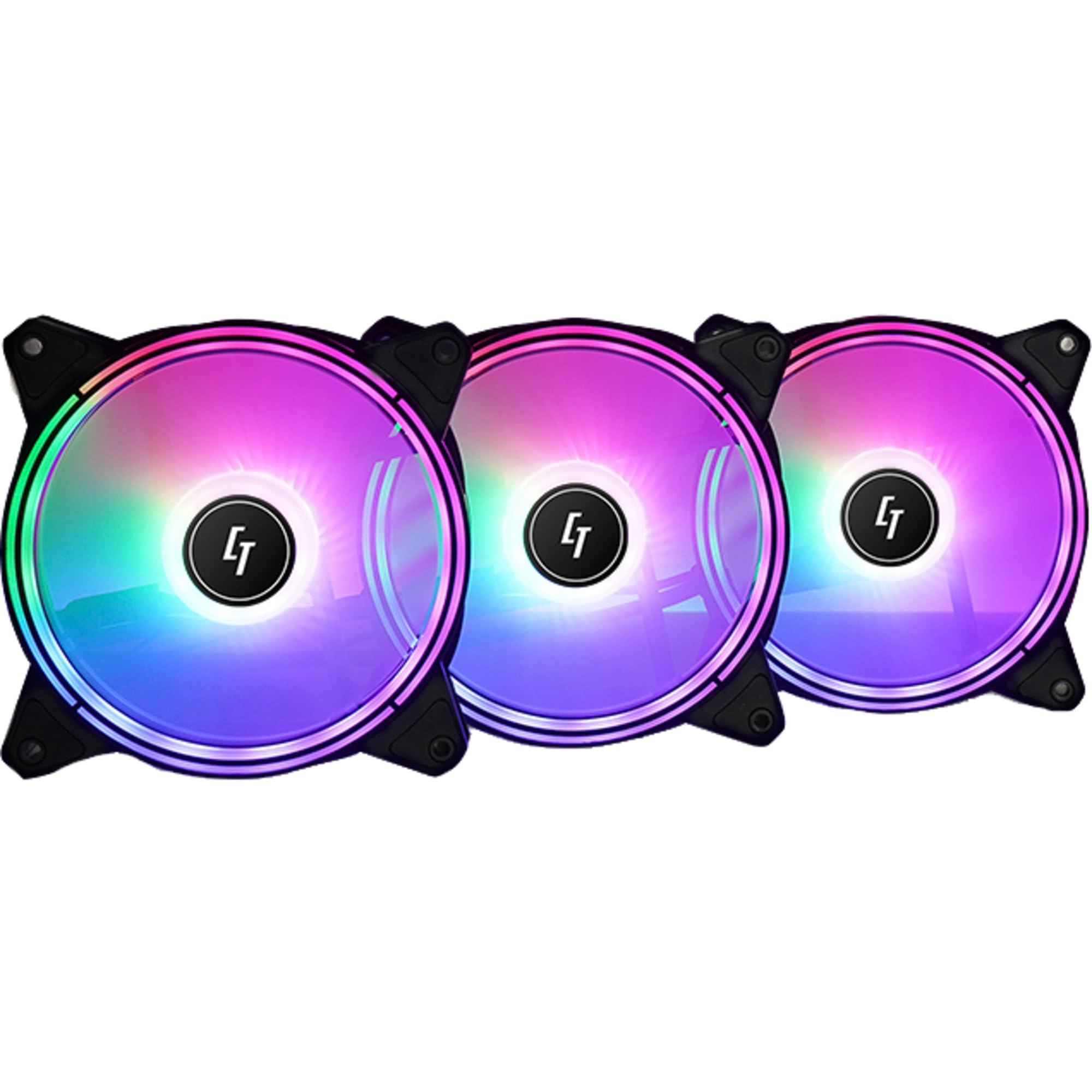 NF-3012-RGB 3er-RGB Lüfter-Set (Nova) (3er Pack inkl. Controller, 120 mm)