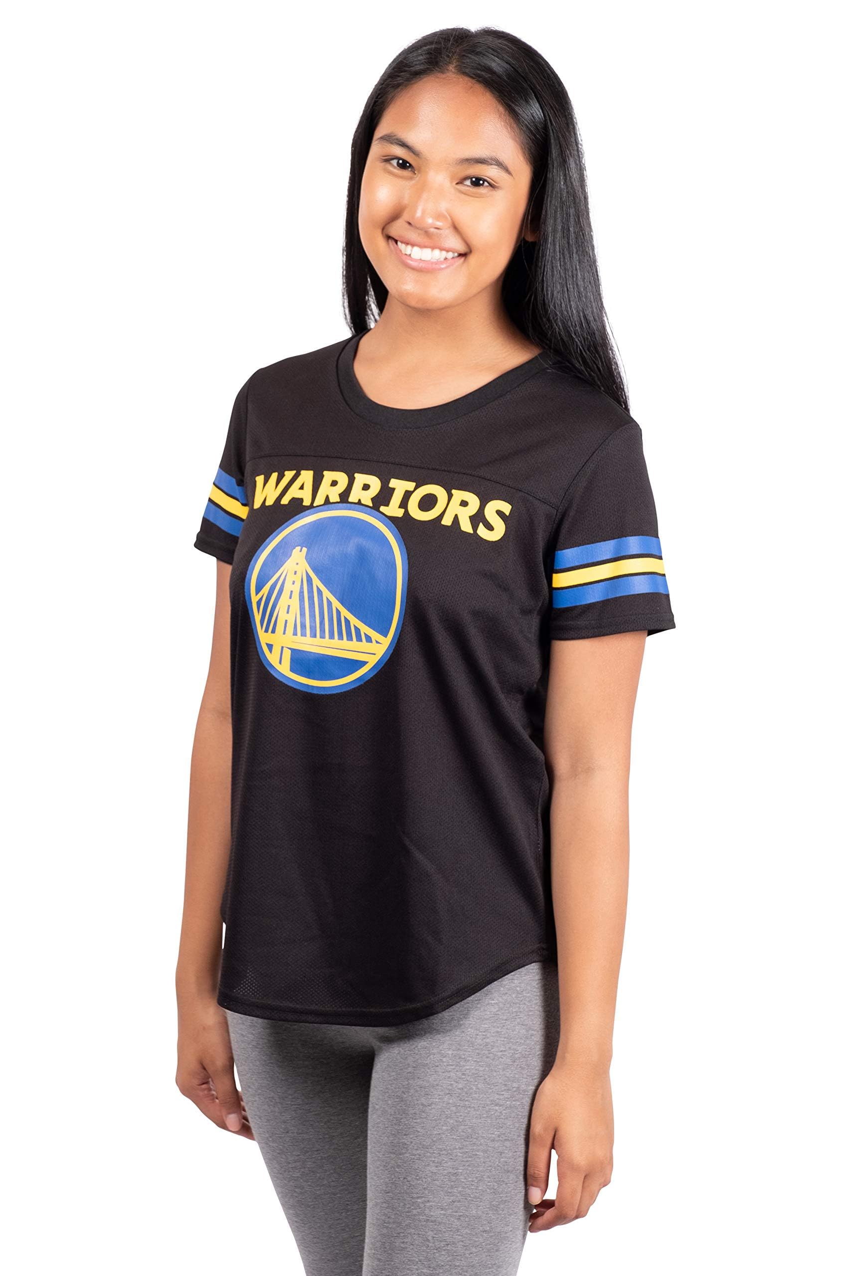 Ultra Game Women's NBA Official Super Soft Mesh Jersey T-Shirt