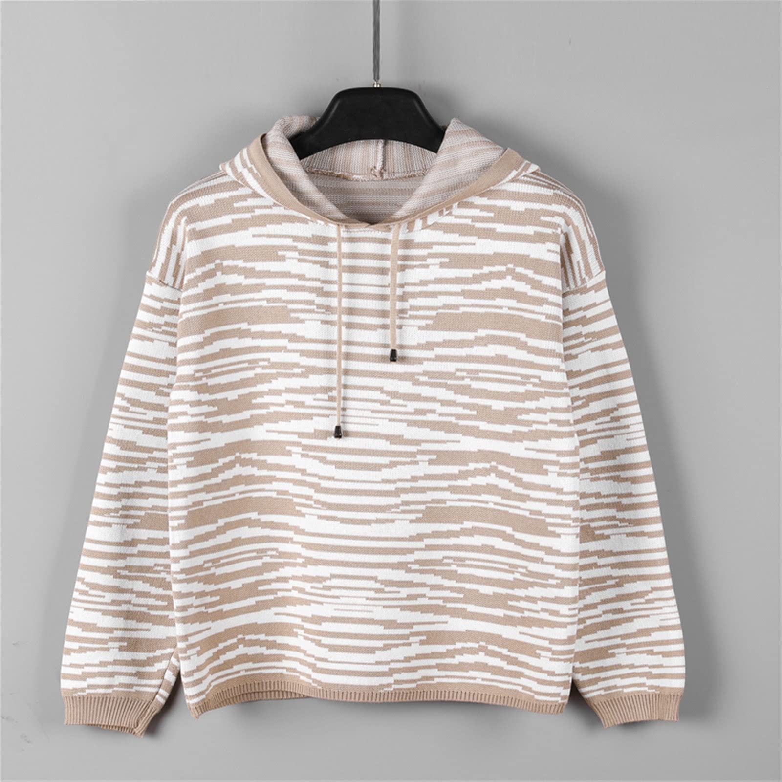 Due Pezzi Donne Maglione Set Abbigliamento Sportivo Abiti A Maglia Abiti Donna Harem Pantaloni Tute Caldo Con Cappuccio