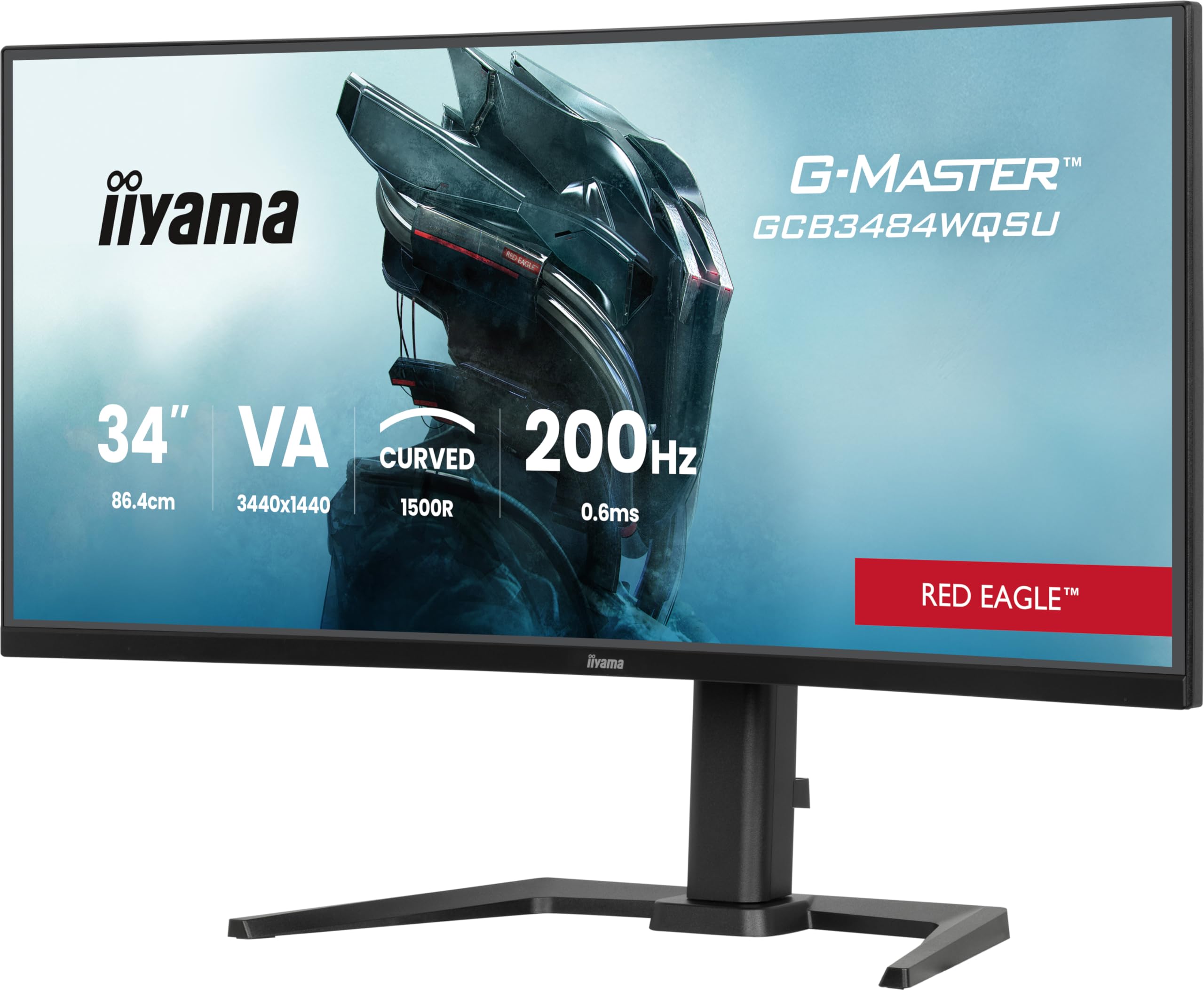 Iiyama G-Master Gcb3484wqsU-B2 34in PrO-Gaming 0.4ms Va Lcd 3440x144 Monitor Pc 86,4 Cm [34] 3440 X 1440 Pixel Ultrawide Quad Hd Nero (iiyama G-Maste