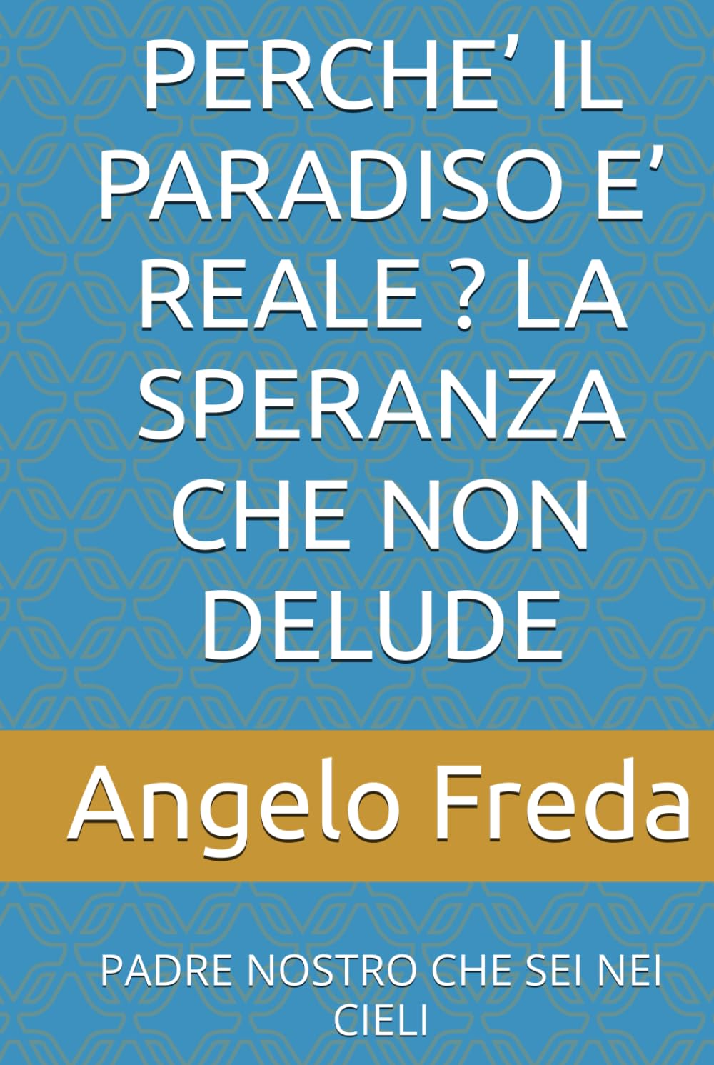 PERCHE’ IL PARADISO E’ REALE ? LA SPERANZA CHE NON DELUDE: PADRE NOSTRO CHE SEI NEI CIELI (IL LIBRO DEL PERCHE')