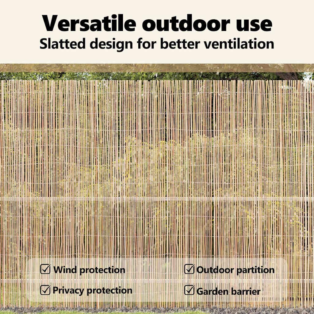 vidaXL Recinzione in bambù 500 x 150 cm Bambù Naturale