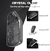 Funda para Llavero VW ID.4 ID.3 Golf 8 MK8 MK4 | Carcasa para Llavero Volkswagen Skoda Octavia Seat Leon Control Remoto Inteligente Accesorios de Auto, Gris Transparente Brillante 5