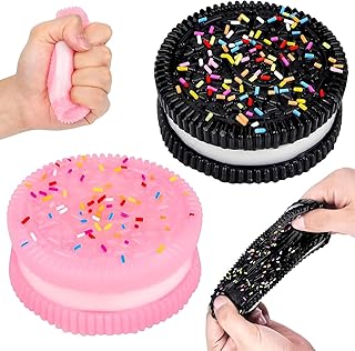 Stress Relief Squishy Balls - Set of 2 for Kids and Adults