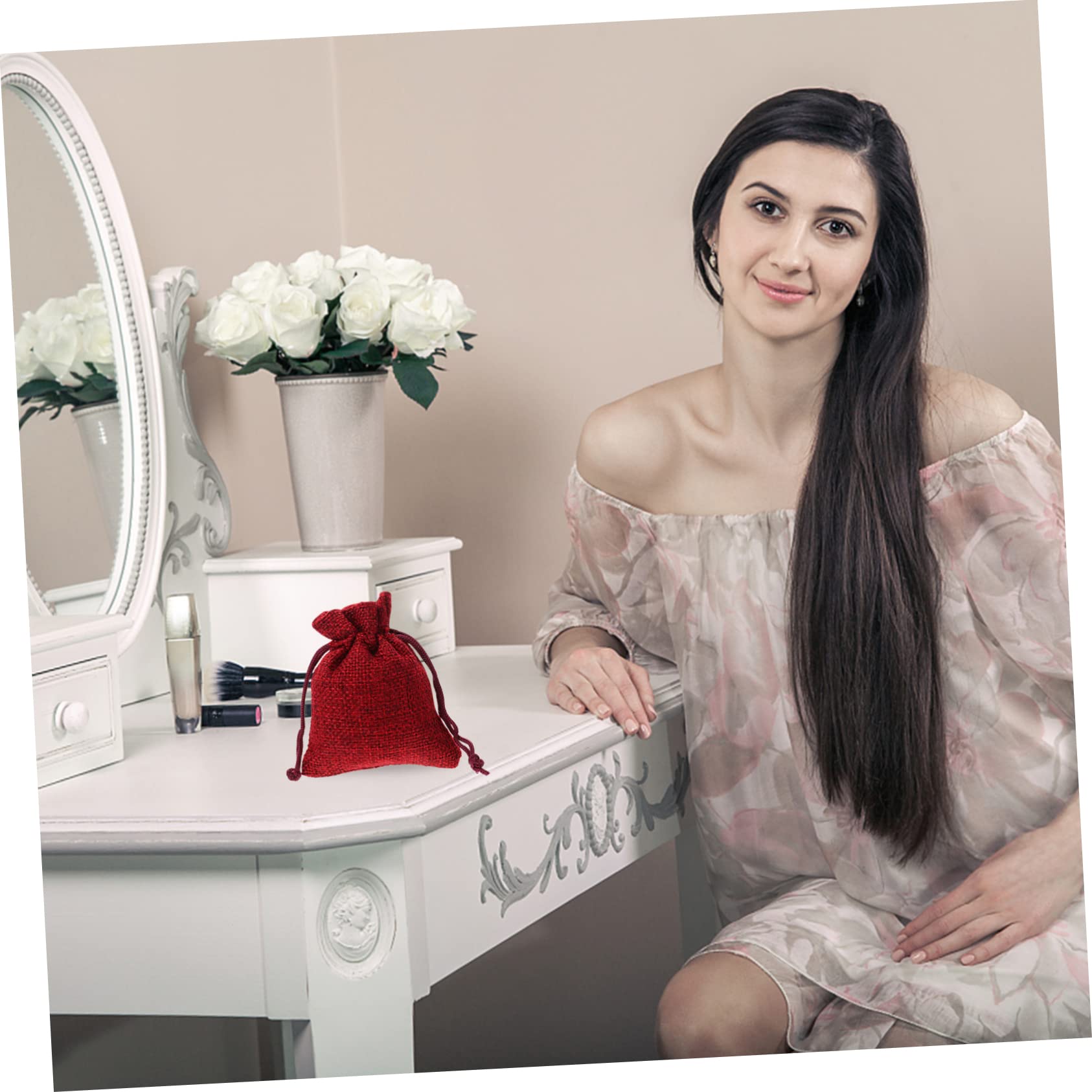 PLAFOPE 2sets Storage Pouches Boys and Girls Drawstring Bags Portable Candy Bag Blue Candy Bulk 50pcs*2