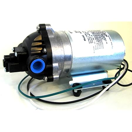 Shurflo 8000-533-236 Automatic Demand Diaphragm Pump & 100 PSI Gauge Bundle | 115V AC For Sprayers