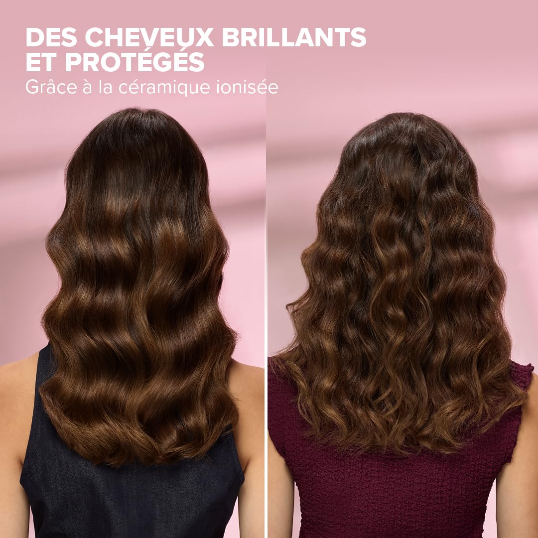 Bellissima – Fer À Boucler Ricci Curl HD – Rotation Automatique Double Sens – Boucles, Ondulations – Ion Ceramic Anti-Frisottis – 3 Températures, Répartition Chaleur – Cheveux Brillants Longue Tenue