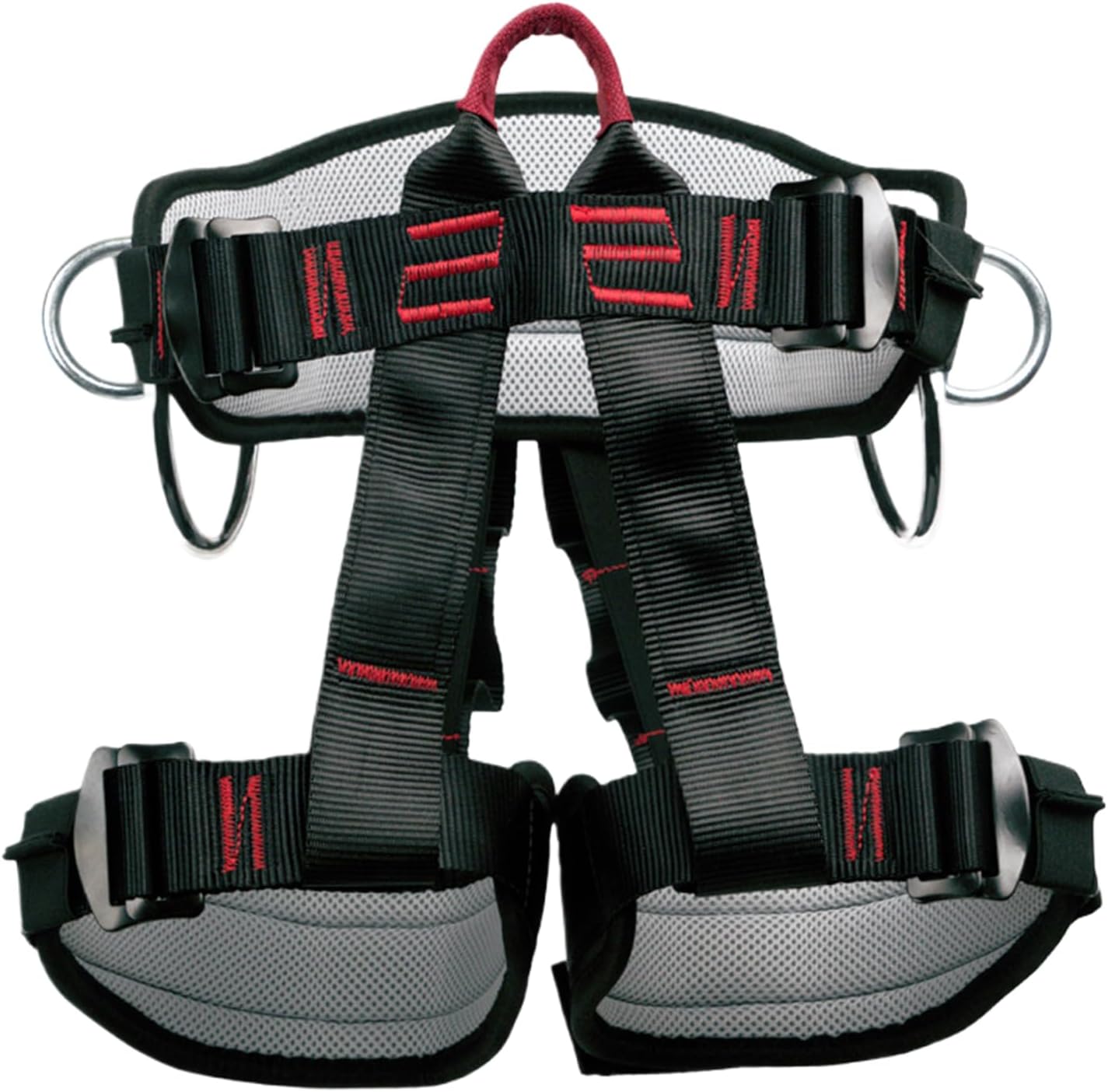 [Kezvmhy] ハーフボディハーネス - 900gの登山ウエストベルト、調整可能な安全装置、人間工学に基づいたデザインの強力なパ