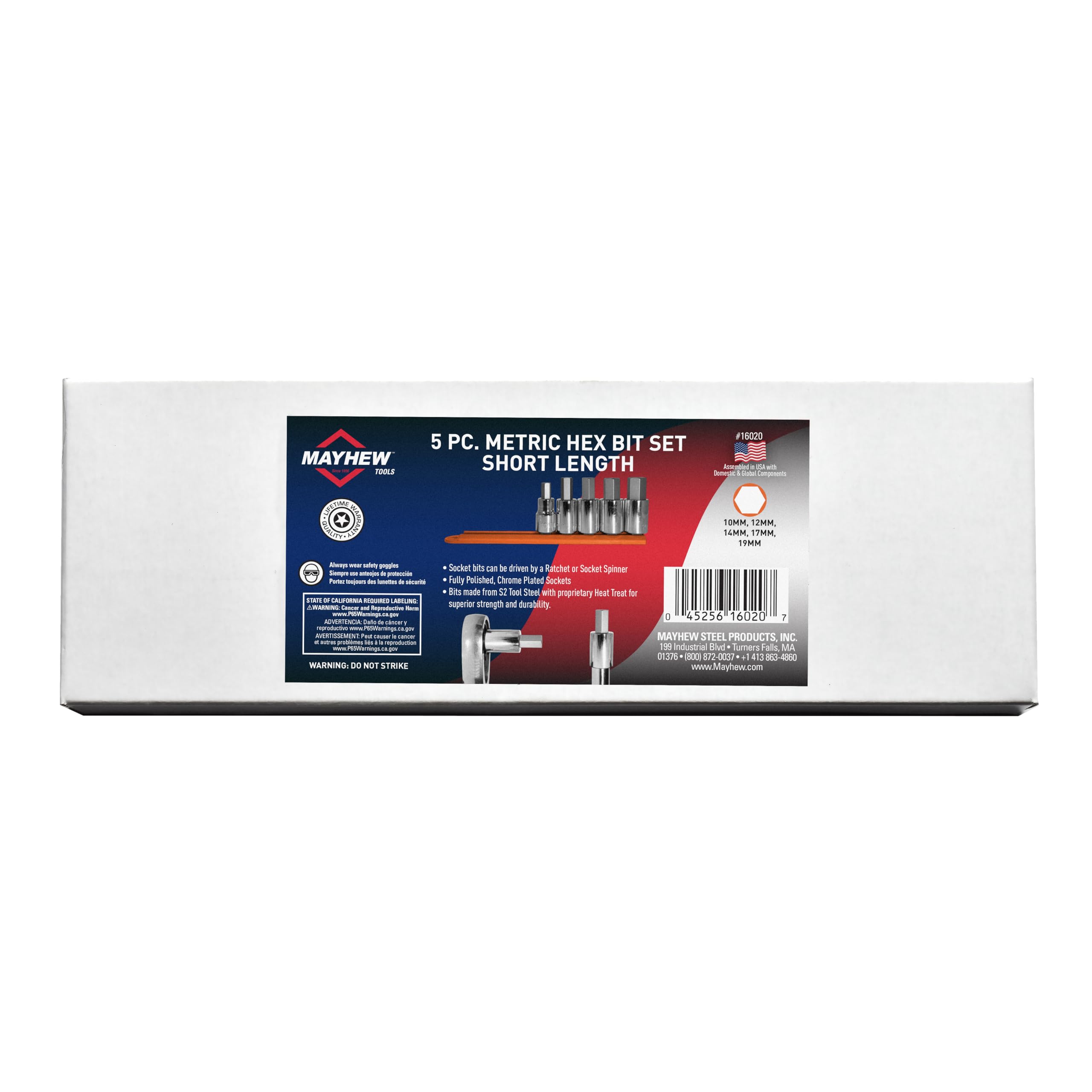 Amazon.co.jp: Mayhew Tools 16020 メトリック 六角ソケットビット
