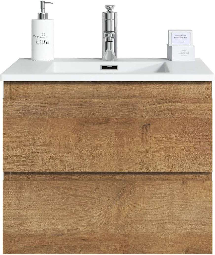 Mobile bagno sospeso - Badplaats B.V. Mobili da Bagno Angela (Rovere, 60cm)