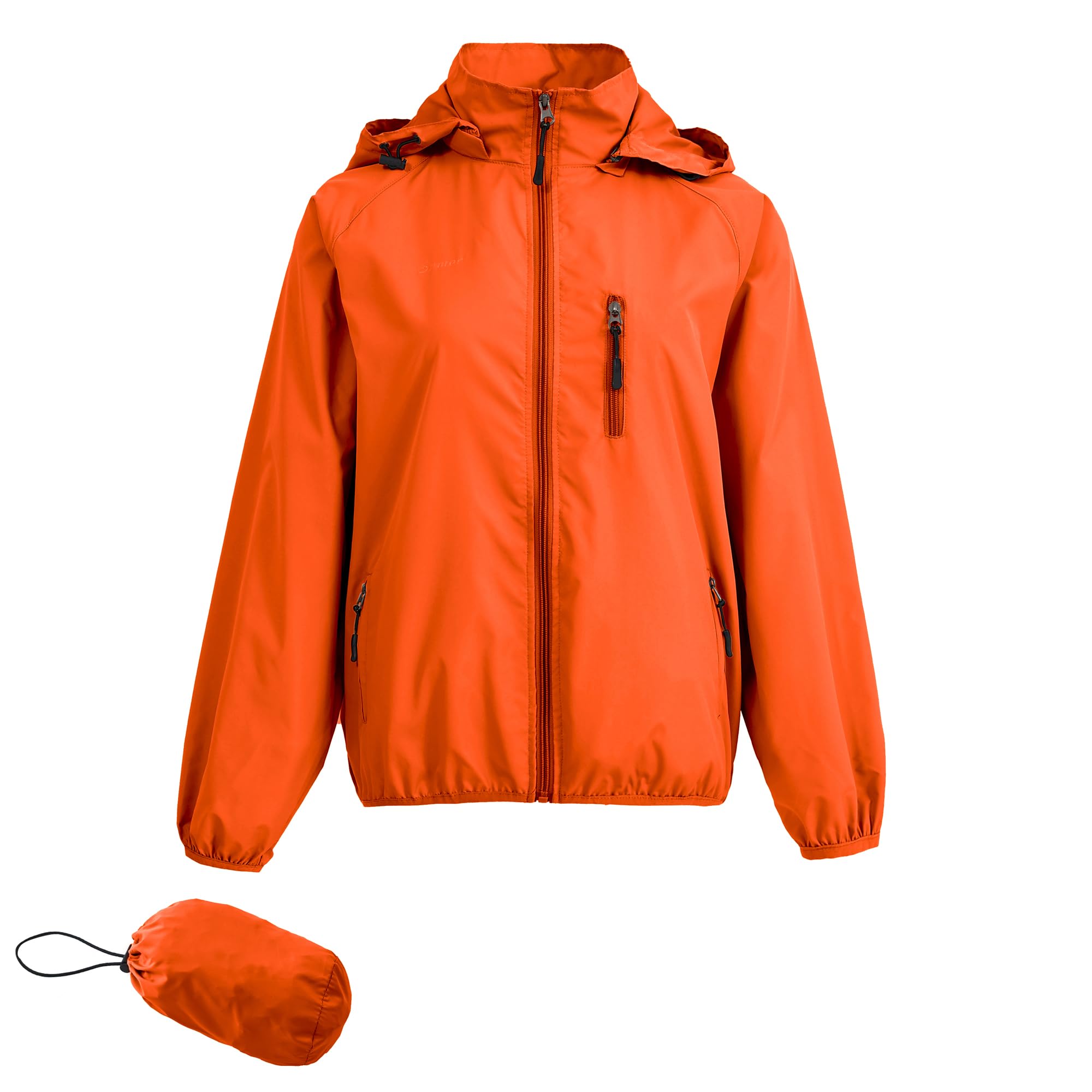 Women's Lightweight Waterproof Jacket Packable Windbreaker Running Coat