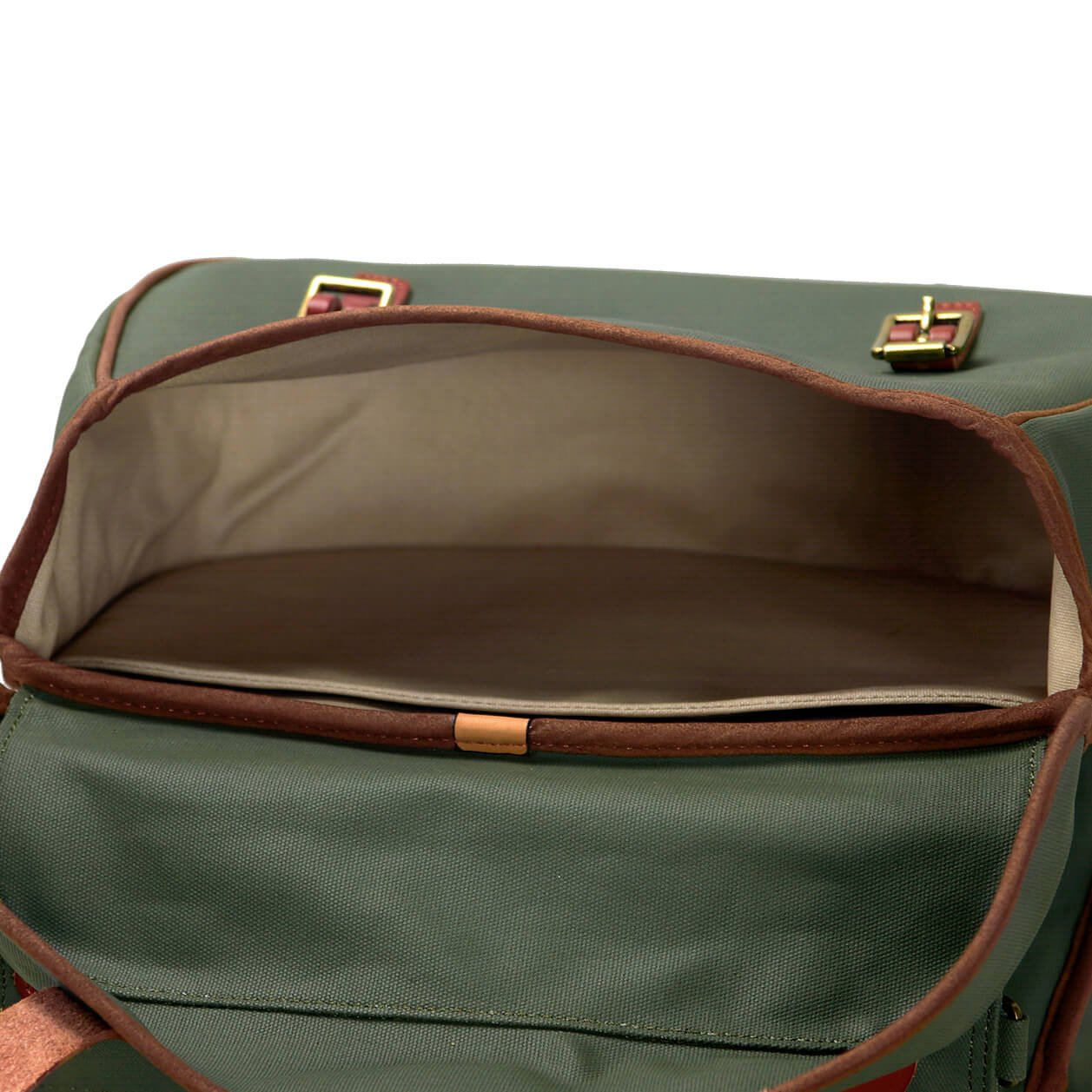 TOURBON Borsa da bicicletta in tela impermeabile per sedile posteriore, borsa doppia (verde)
