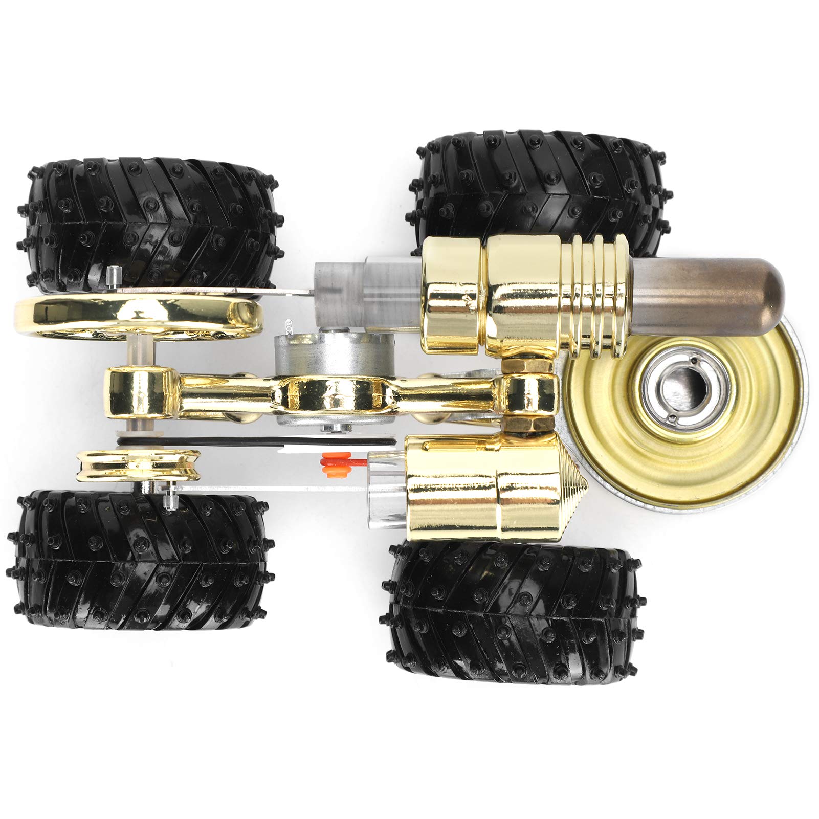 Modelo de Motor Stirling Física de Aleación de Zinc Motor Stirling No Requiere Ensamblaje con Ranura para Lámpara Juguete Educativo para Kits de Ciencia Coleccionistas Aprendizaje en el Aula