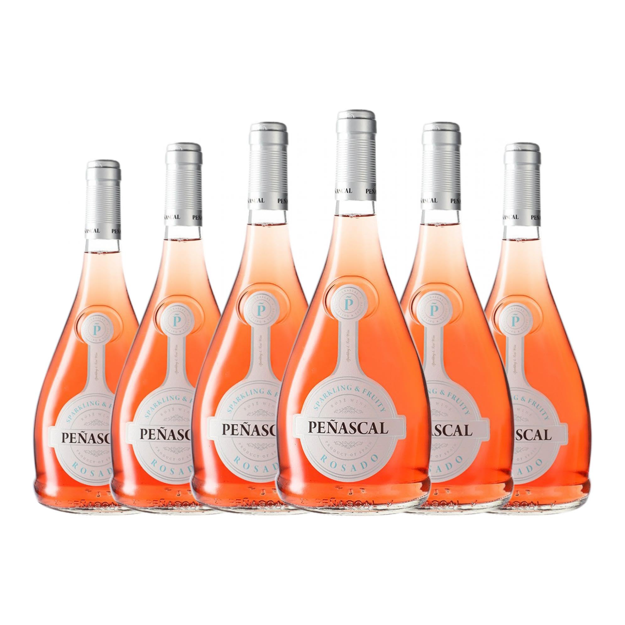 Peñascal Semi-Seco Semi-Dulce Joven 75 cl Vino rosado (Caja de 6 Botellas de 75 cl)
