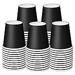 Huaiid 50 Packs Disposable Mouthwash Cups, 3 oz Bathroom Paper Cups, Espresso Disposable Coffee Cups for Snack, Perfect for Party Supplies Home Condos Rvs Campers
