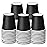 Huaiid 50 Packs Disposable Mouthwash Cups, 3 oz Bathroom Paper Cups, Espresso Disposable Coffee Cups for Snack, Perfect for Party Supplies Home Condos Rvs Campers