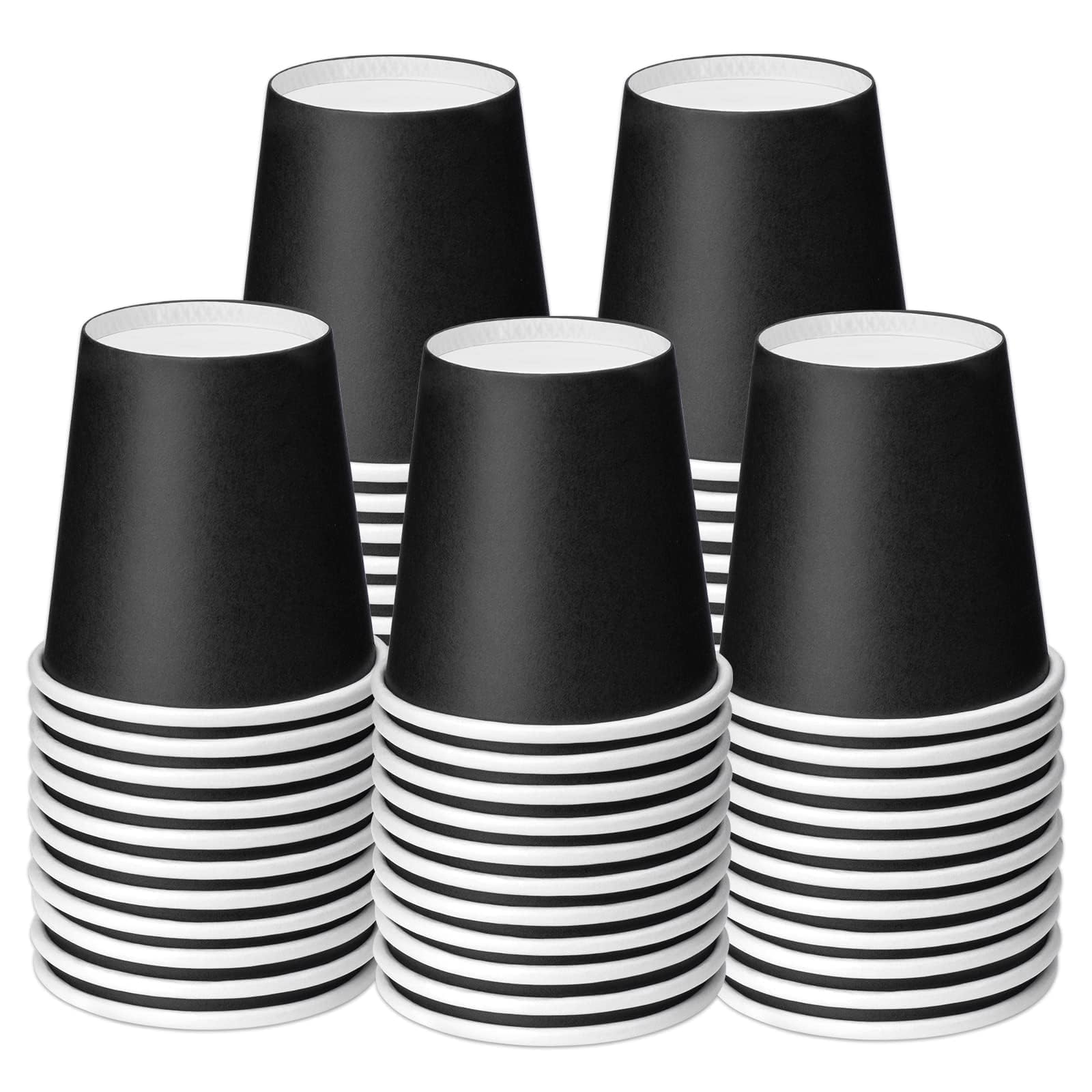 50 Packs Disposable Mouthwash Cups, 3 oz Bathroom Paper Cups, Espresso Disposable Coffee Cups for Snack, Perfect for Party Supplies Home Condos Rvs Campers
