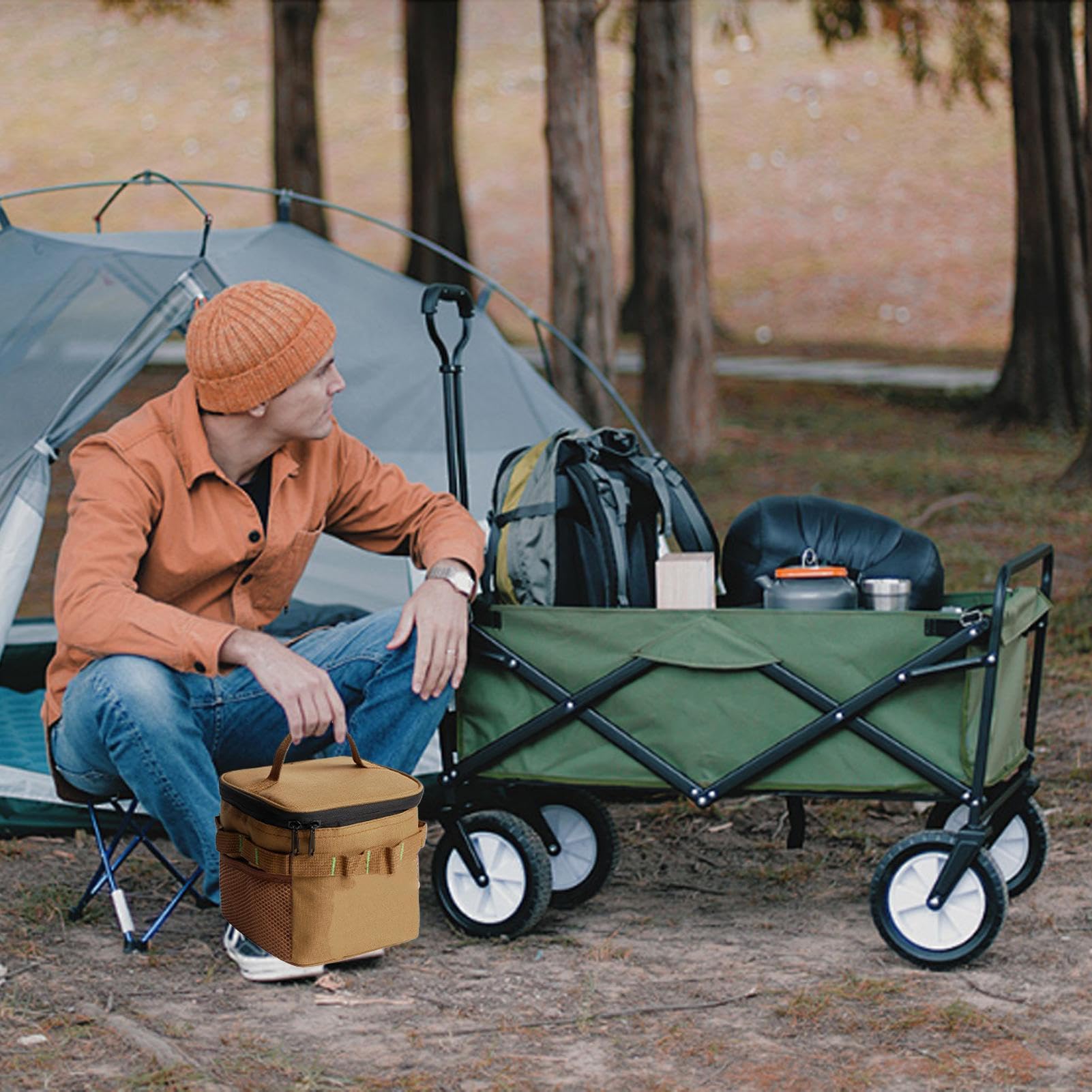 Contenedor para Especias de Camping Set Organizador Impermeable Para 6