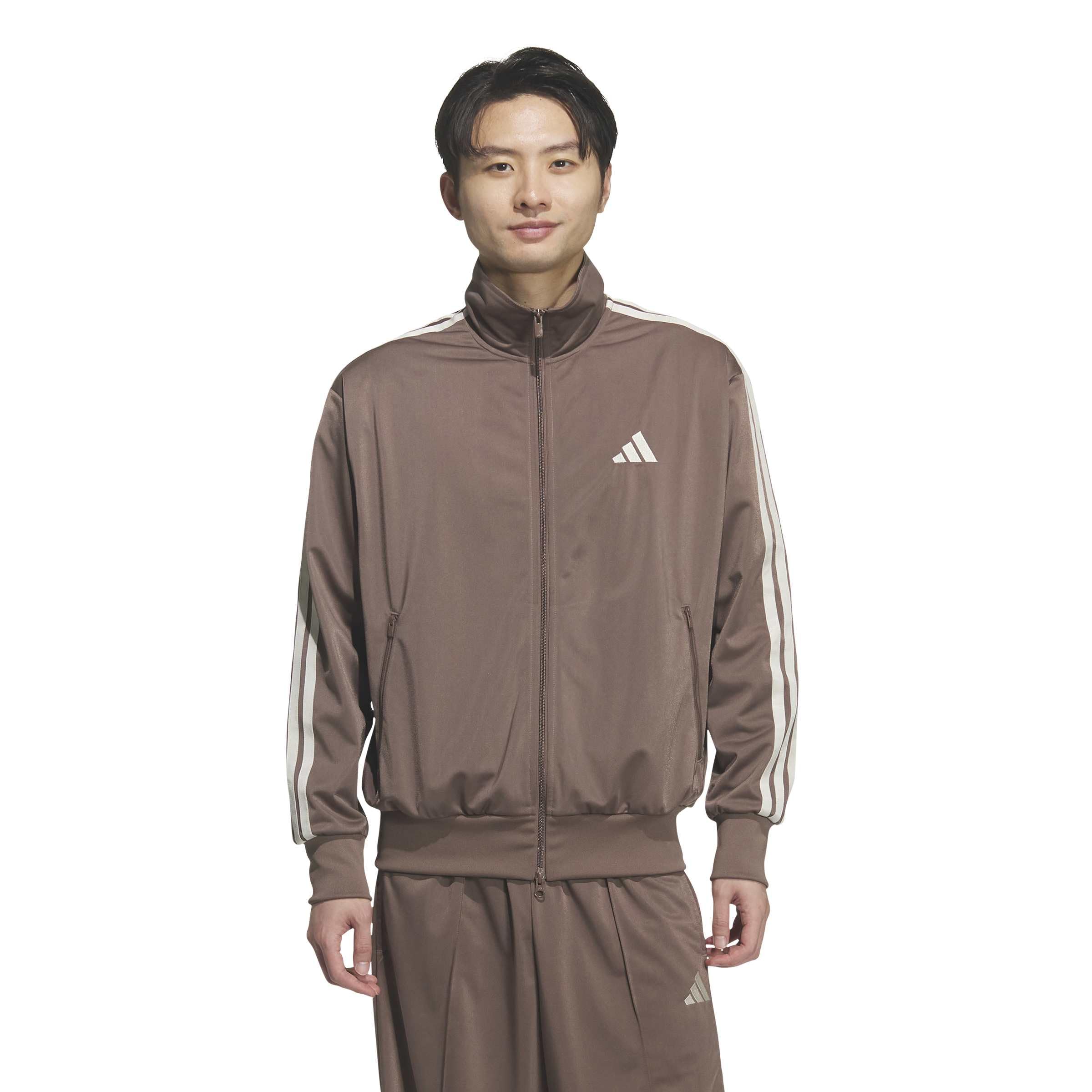 Amazon | アディダス ジャージトップ 3ストライプス WU トラックトップ