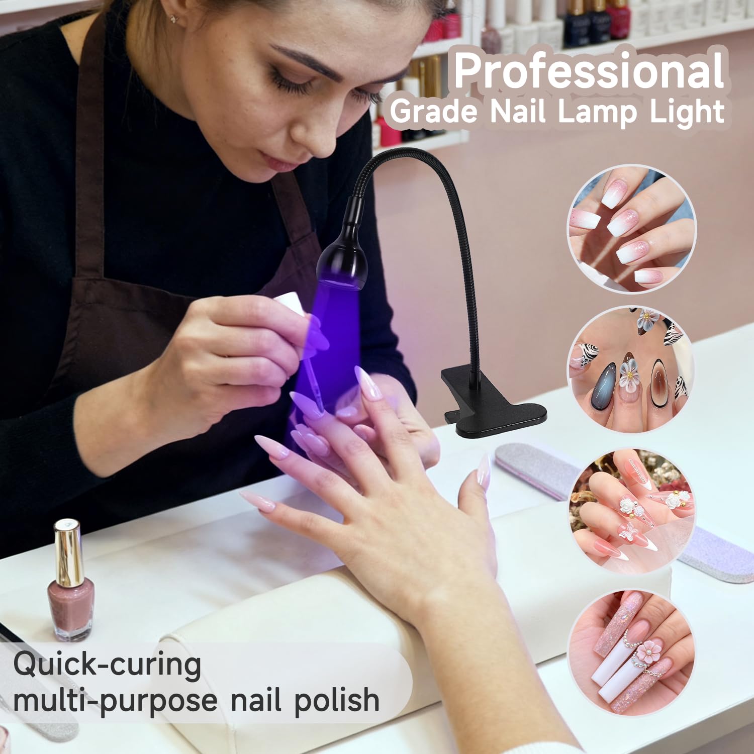 Geisofu UV Nail Lamp - Fast Gel Cure -8
