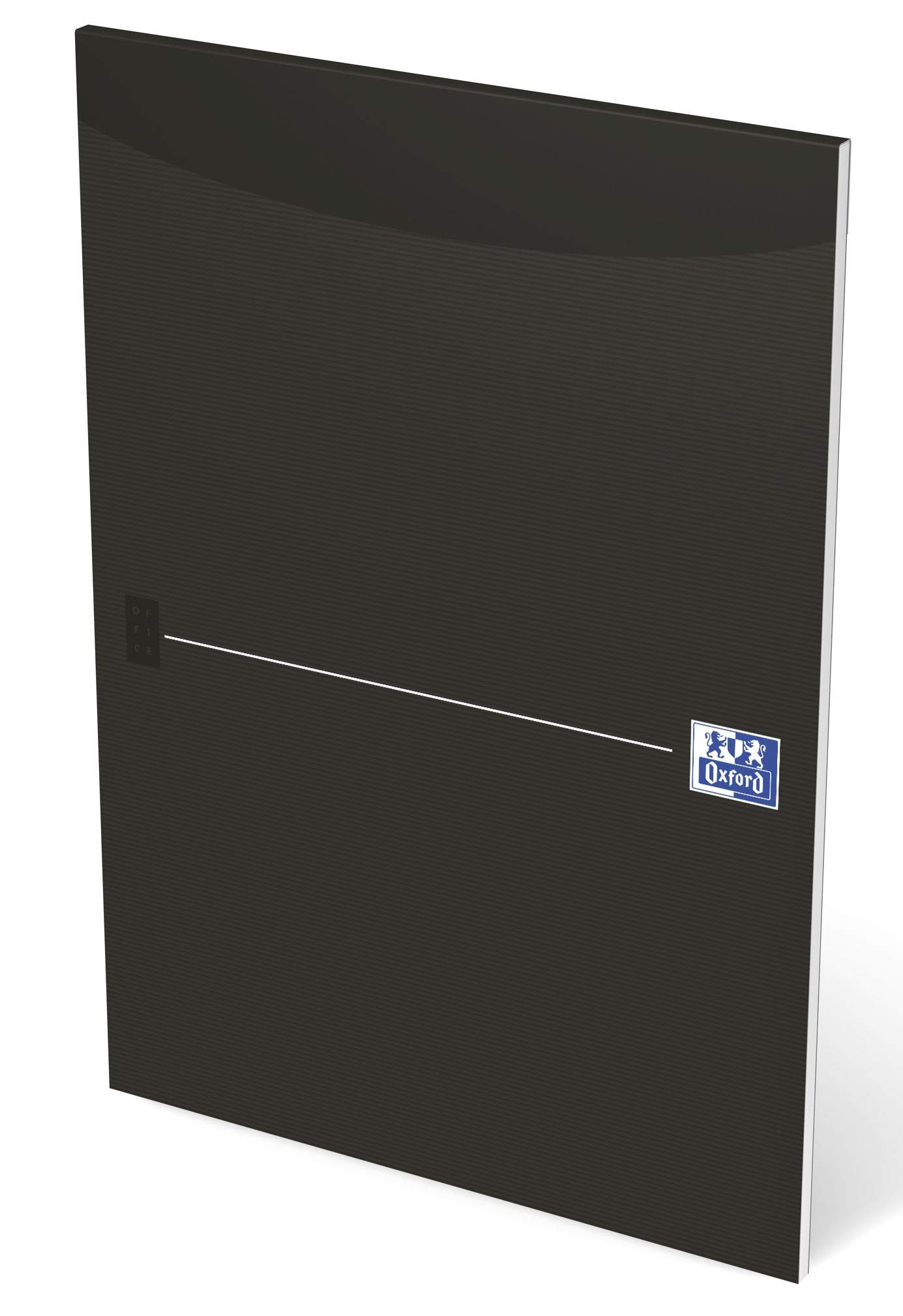 Oxford 100050240 Briefblock - Cuaderno, 10 unidades, A4, 9 mm, 90 páginas, 90 g/m2 papel óptico, líneas, color negro