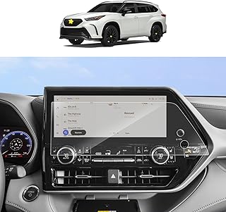 for 2023 Toyota Highlander Screen Protector for 2023 Toyota Highlander Limited/Platinum 12.3 Inch Navigation Display High Clarity Anti-Scratch Display Protective Film 2023 Highlander Screen Protector Toyota Highlander 2023 Accessories Crystal Clear 2023 Highlander Accessories for 2023 Toyota Highlander Limited/Platinum (2Pcs)
