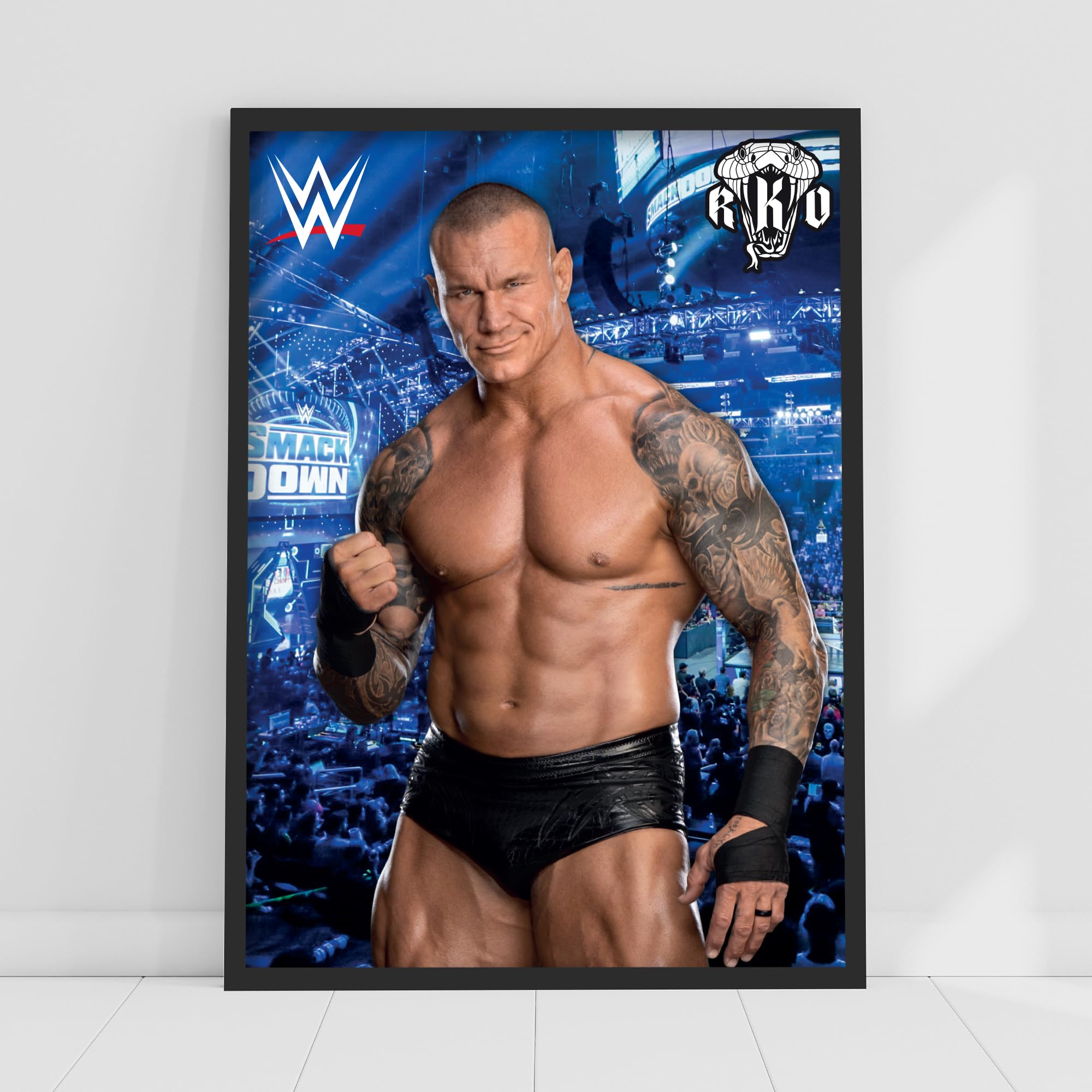 Themed WWE Print - Randy Orton Crowd Poster Wrestling Wall Art (21cm x 29.7cm - A4)
