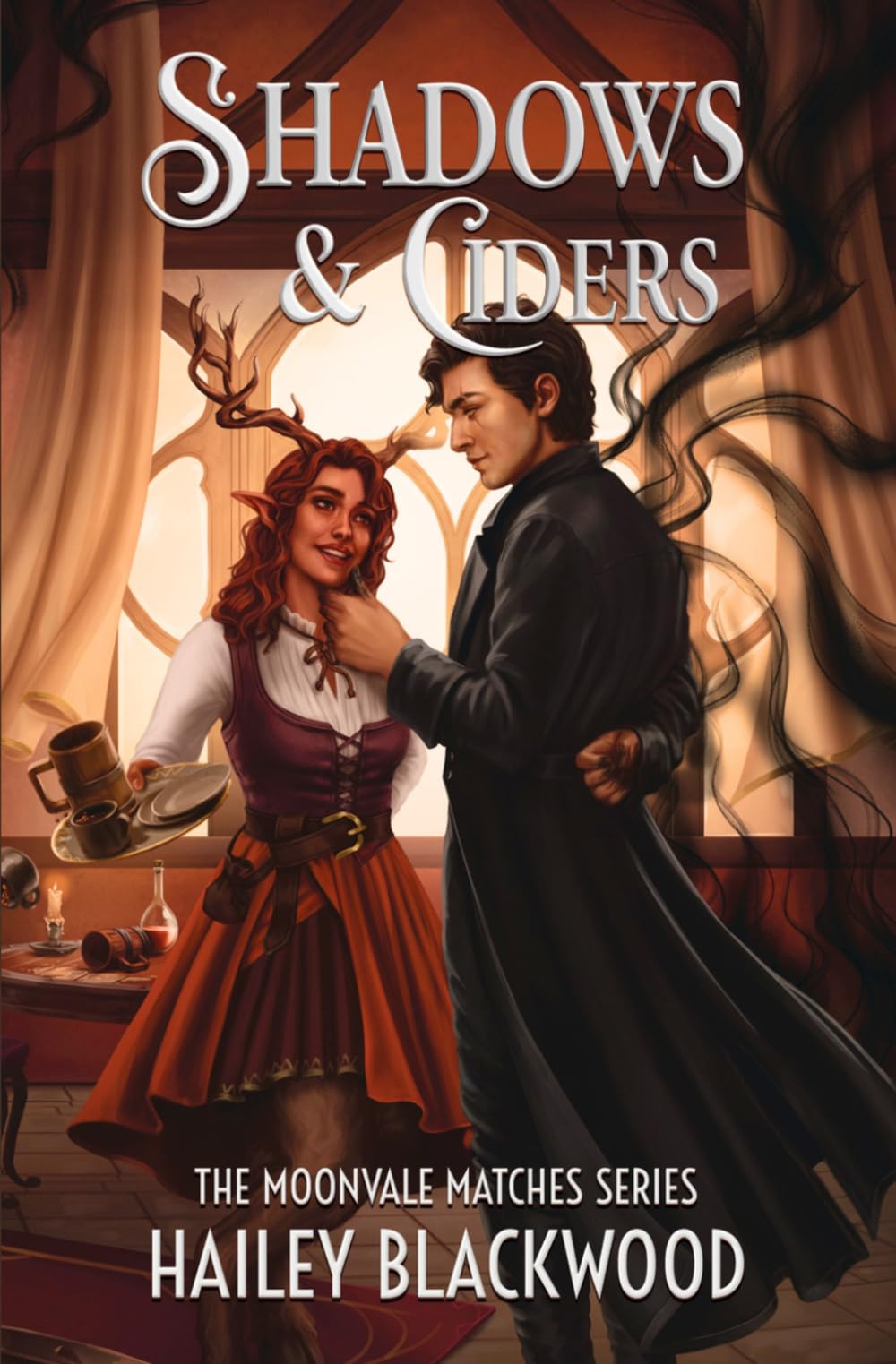 Shadows and Ciders: A Cozy Fantasy Romance (Moonvale Matches)