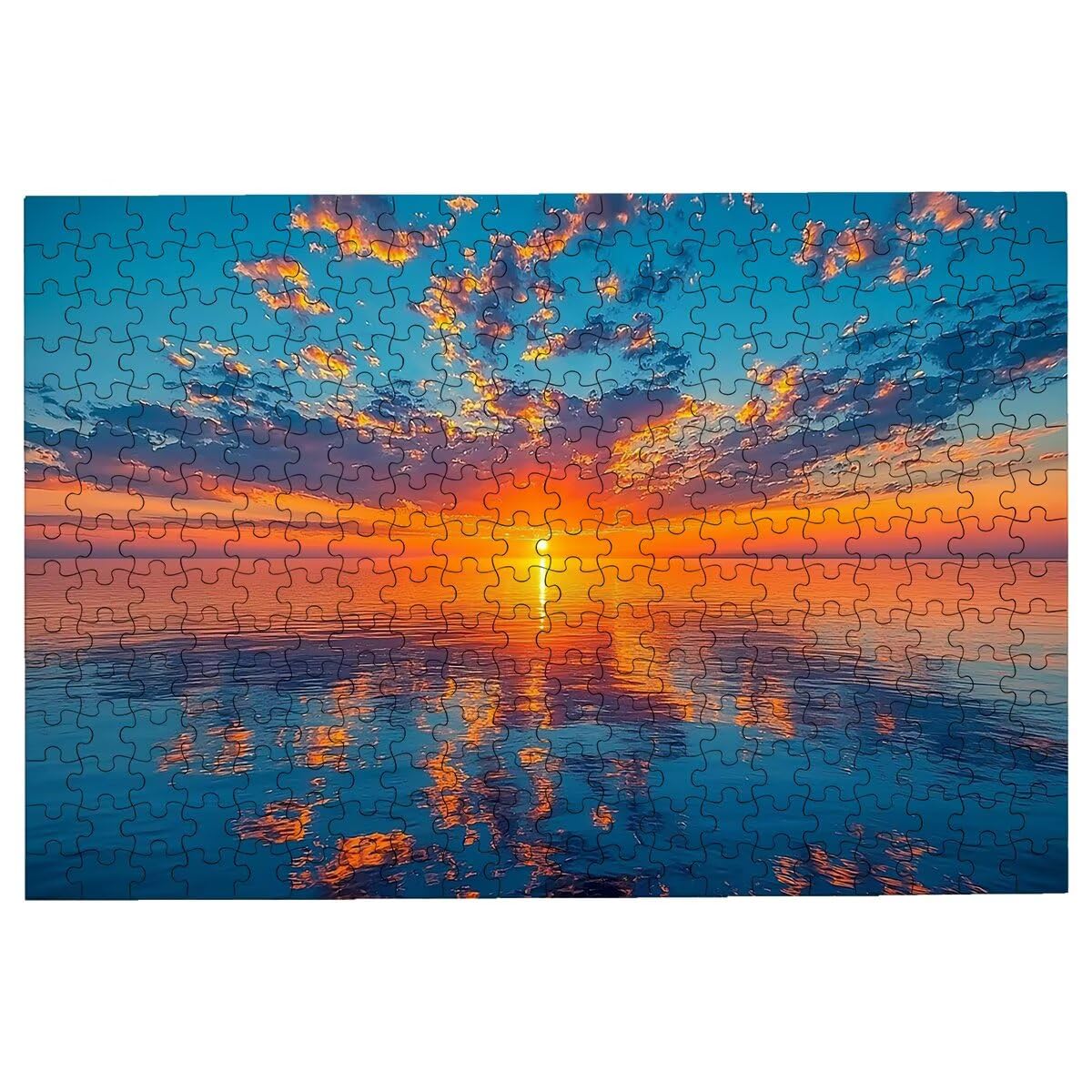 Puzzle 1500 Pezzi Oceano, Puzzle Tramonto per Adulti, Puzzles in Legno Intrattenimento Creativo, Divertimento, Puzzles Educativi Classici con Confezione di Alta Qualità Idea Regalo Donna Decor -2612