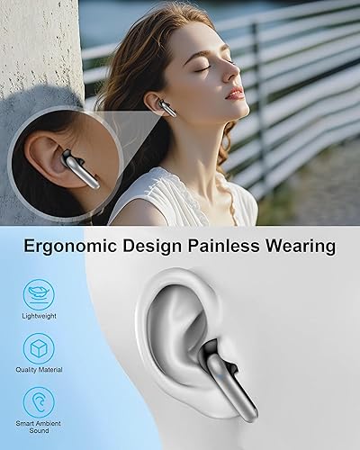 Miniatura 7 de Auriculares inalámbricos Samsung para Samsung Galaxy A17 A16 A36 S25 Ultra S25+ S24, auriculares intrauditivos Bluetooth para iPhone17 Pro Max