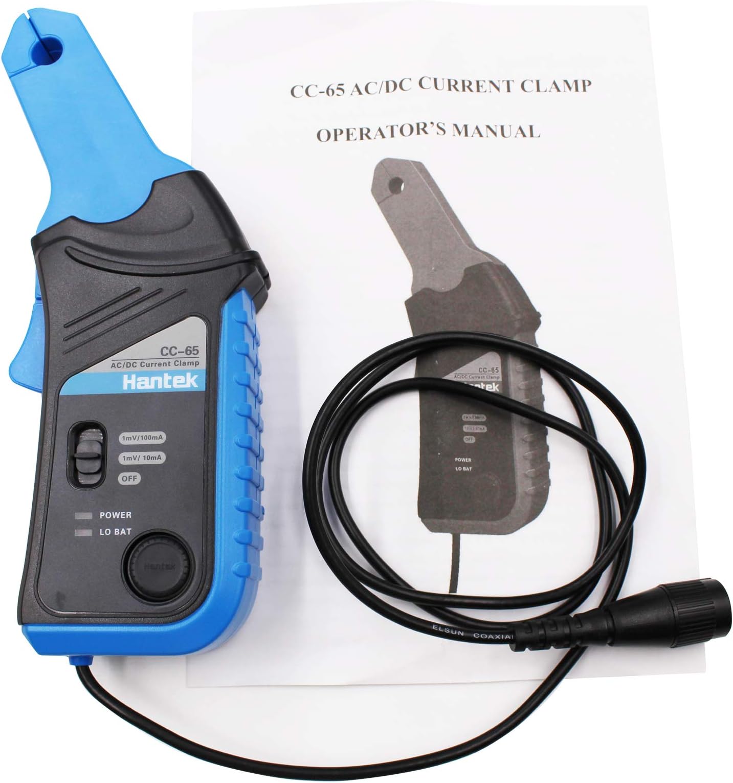CC-65 AC/DC Current Clamp Meter Transducer for Digital Multimeter Oscilloscope with BNC Type Connector