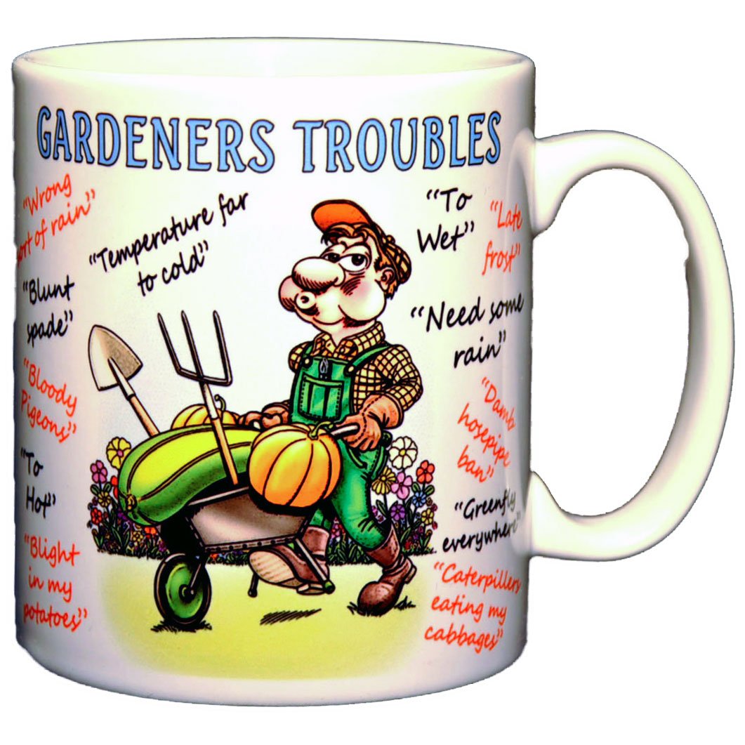 Personalised4u Standard Gardening Excuses Funny Ceramic Coffee Mug – (Standard)