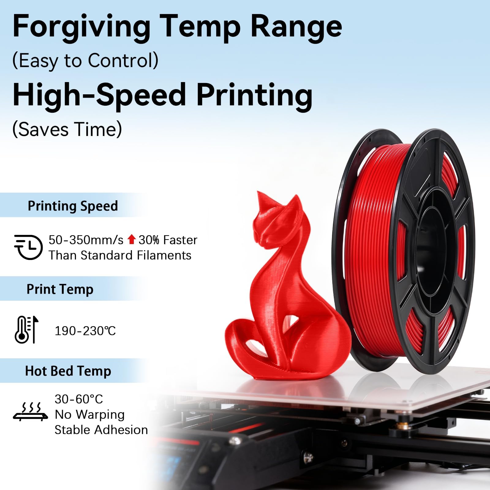 Dynta 3D Printing Filament - 6 Colors, Beginner Friendly -6 Dynta 3D Printing Filament - 6 Colors, Beginner Friendly -6