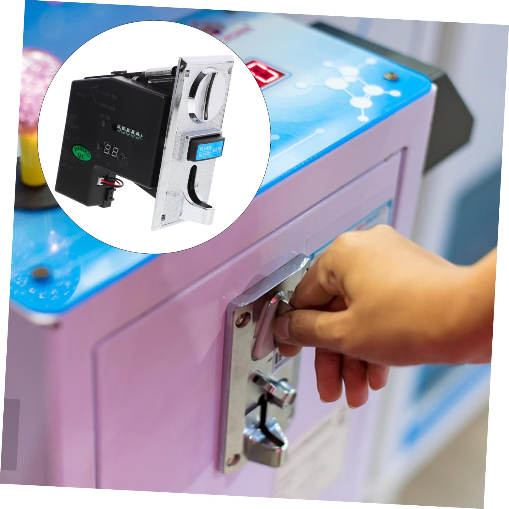 Amazon.co.jp: MUSISALY 投币器 ダウンコインセレクター 洗濯機 自販機用 多通貨対応 ゲー : ホーム＆キッチン