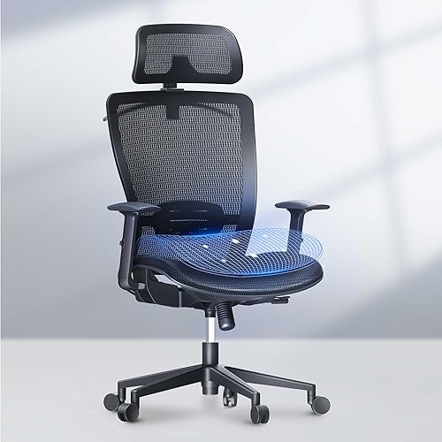 FLEXISPOT OC3 Air - Silla de oficina ergonómica con respaldo de malla, silla giratoria para computadora, sillas de escritorio de oficina ejecutiva