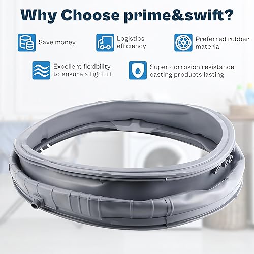 Miniatura 6 de WM3470HVA WM3470HWA WM3570HWA WM3770HWA MDS47123605 para LG Kenmore Lavadora de Carga Frontal Junta de Arranque Reemplazo 79641392511 79641483411